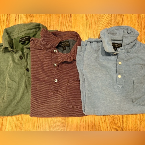 Banana Republic Other - Banana Republic Men’s Dress Polo Shirt Bundle, size small